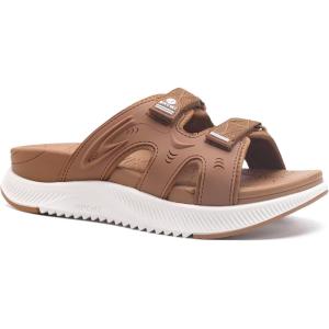 ONCAI Womens Orthotic Sandals Ladies Recovery Walking Slides Arch Support Plantar Fasciitis Comfort Orthopedic Soft Cushion Summer Adjustable Sandalias Size 6-12(Khaki/White)