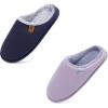 imageONCAI Womens Slippers House Shoes with OutdoorIndoor Rubber Soles