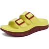 Yellow/Wine Red