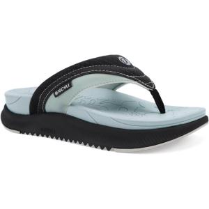ONCAI Women’s Orthotic Flip Flops Recovery Walking Sandals for Women with Arch Support for Plantar Fasciitis Summer Comfortable Cushion Platform Slip-On Indoor Outdoor Size 6-12(Grey/Black)